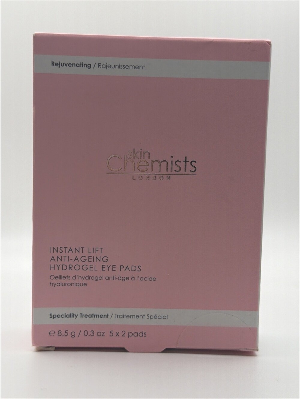 Skin Chemists London Instant Lift Anti-Ageing Hydrogel Eye Pads - 5 Pair NIB